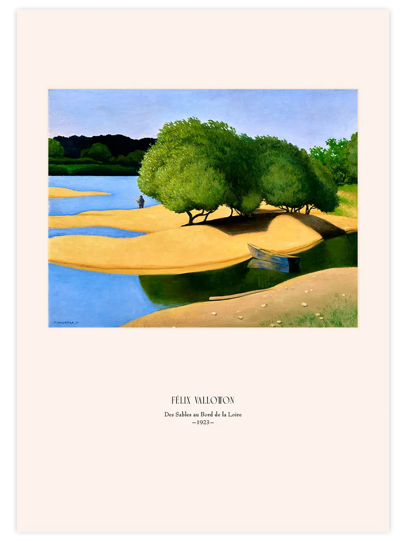 Félix Vallotton Bancs de Sable au Bord de la Loire - Art Print Ünlü Ressamlar Poster