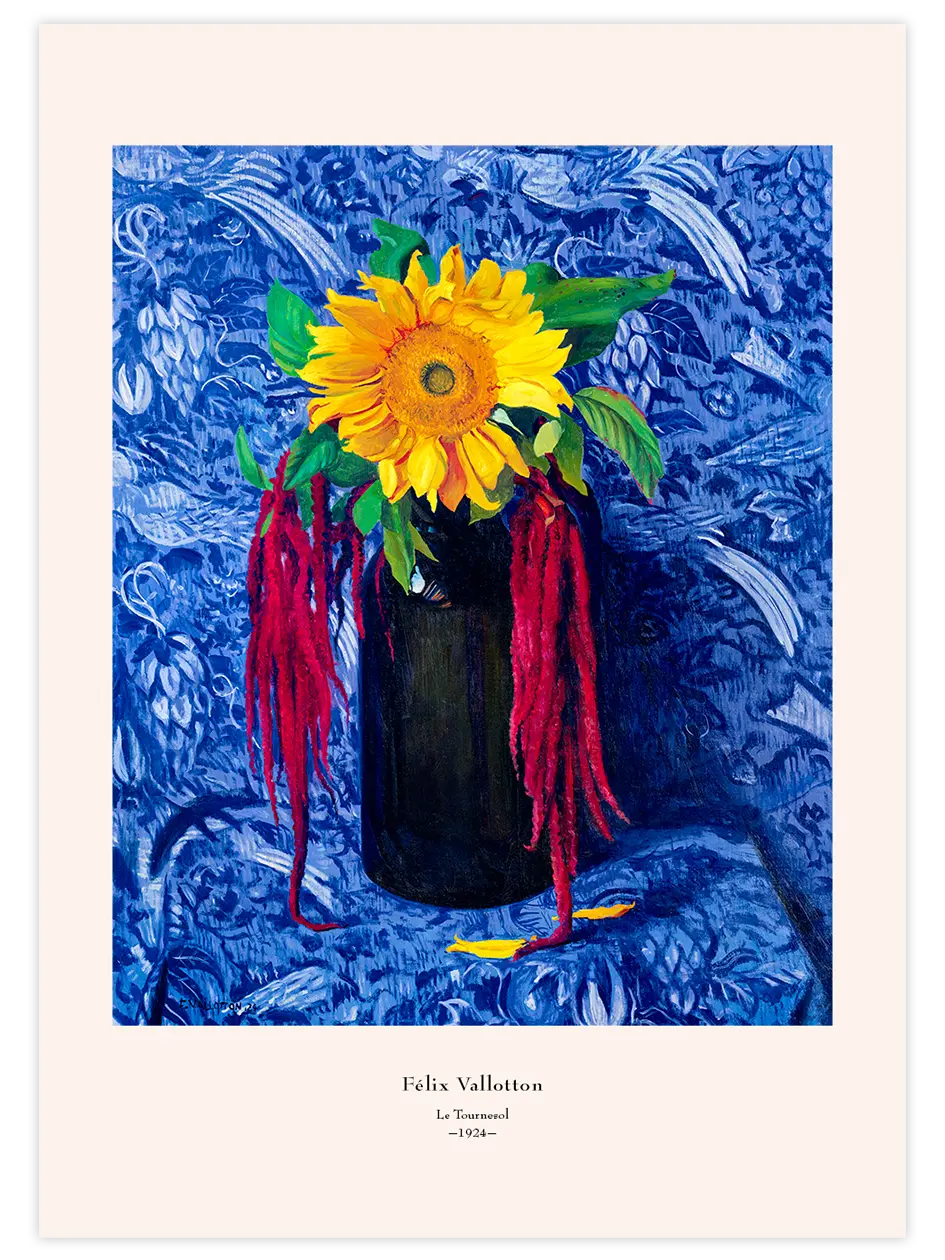 Félix Vallotton The Sunflower - Art Print Ünlü Ressamlar Poster
