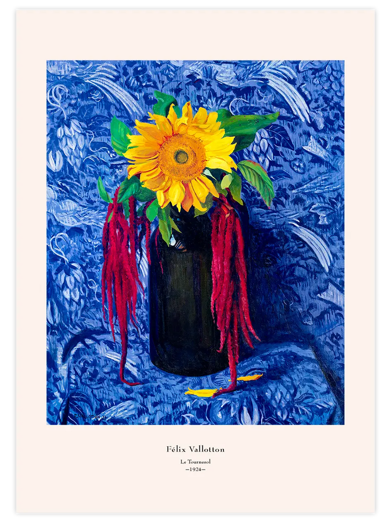 Félix Vallotton The Sunflower - Art Print Ünlü Ressamlar Poster
