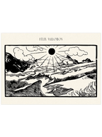 Félix Vallotton Mont-Blanc - Art Print Ünlü Ressamlar Poster