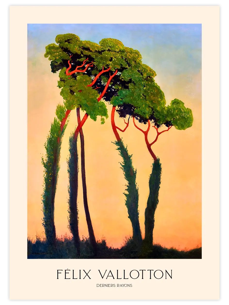 Félix Vallotton Derniers Rayons - Art Print Ünlü Ressamlar Poster