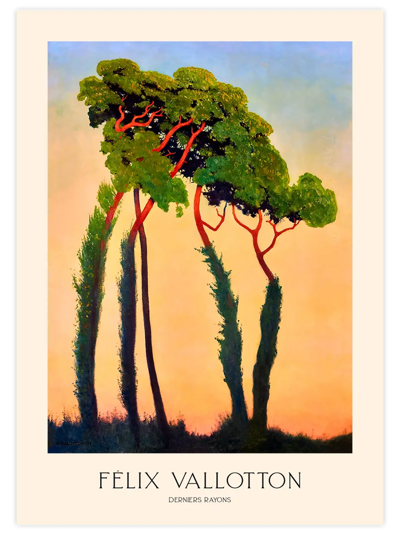 Félix Vallotton Derniers Rayons - Art Print Ünlü Ressamlar Poster