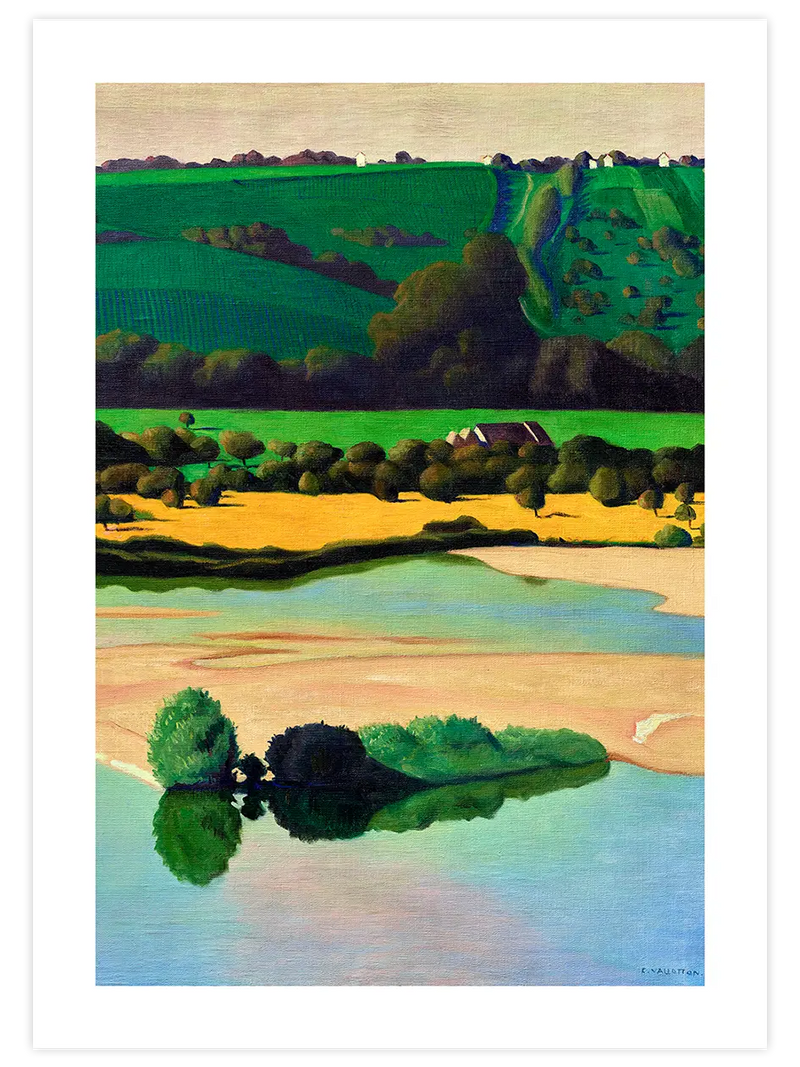 Félix Vallotton Evening on the Loire - Art Print Ünlü Ressamlar Poster
