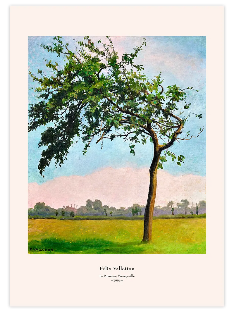 Félix Vallotton Le Pommier, Varengeville - Art Print Ünlü Ressamlar Poster