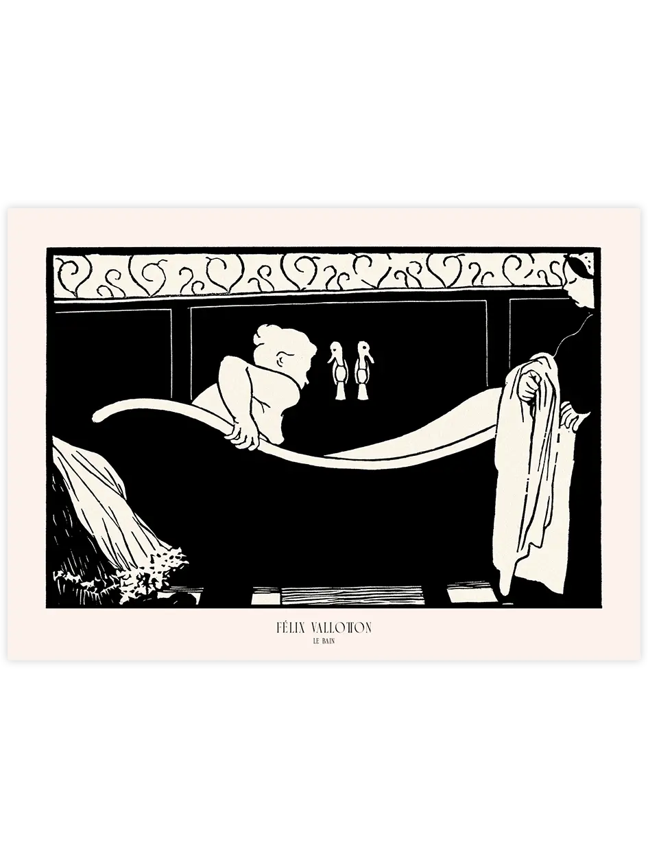 Félix Vallotton Le Bain - Art Print Ünlü Ressamlar Poster