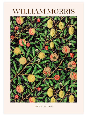 William Morris Fruits & Willow - Poster Seti Duo