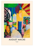 August Macke Bazar - Art Print