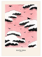 Bijutsu Sekai Pink Sky - Art Print