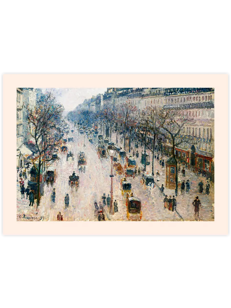 Camille Pissarro The Boulevard - Art Print Ünlü Ressamlar Poster