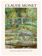 Monet The Waterlily Pond - Art Print