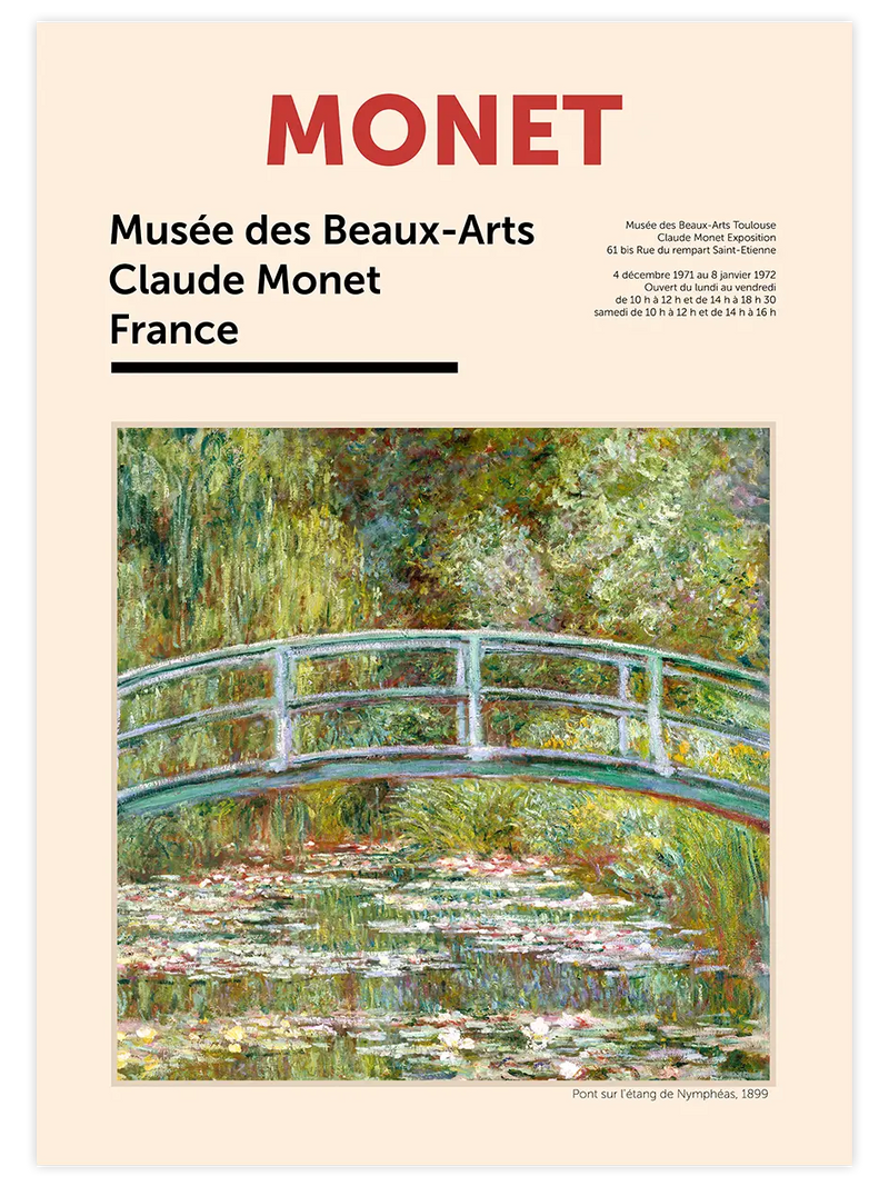 Claude Monet Afiş N4 - Art Print Ünlü Ressamlar Poster
