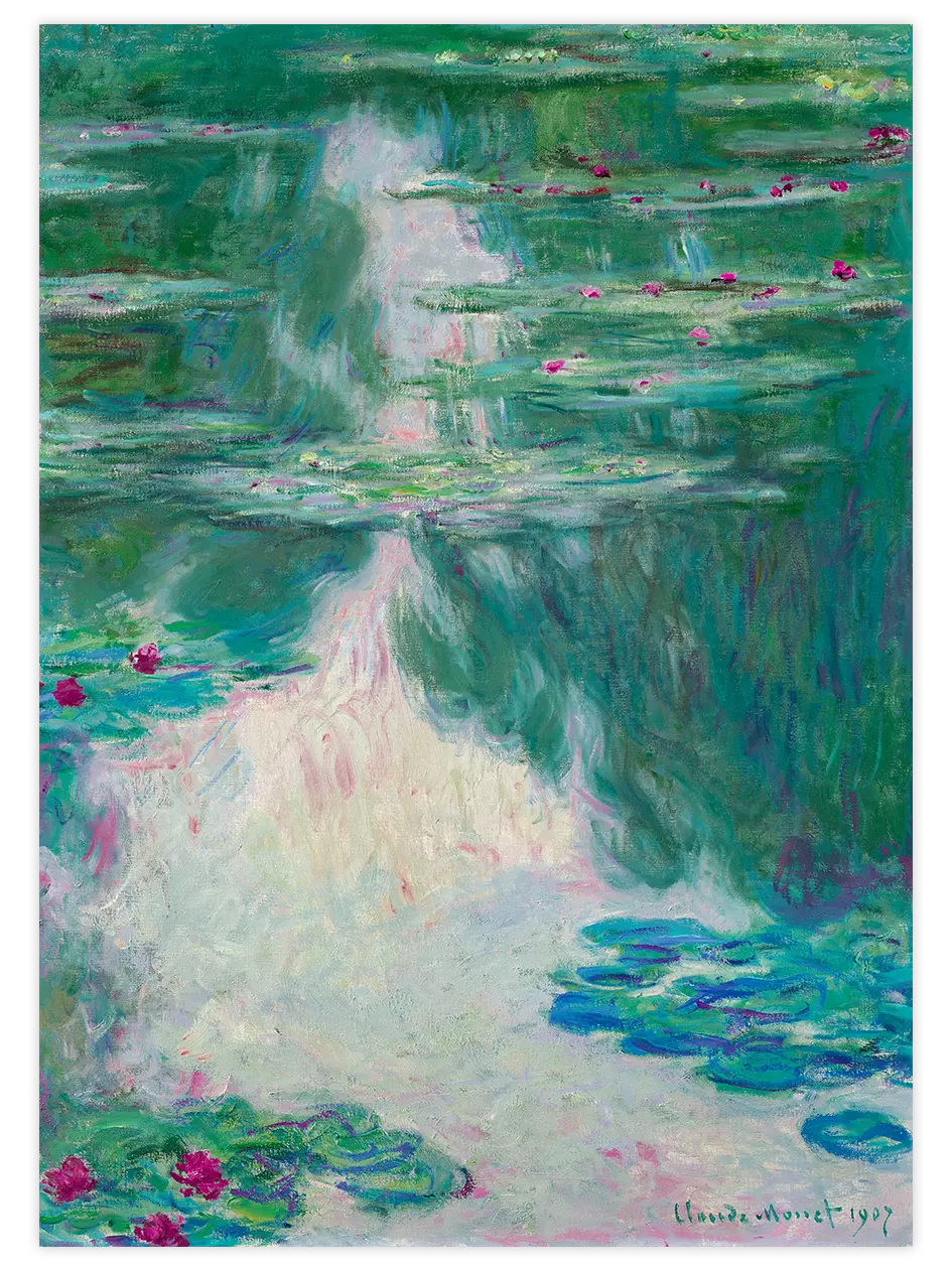 Claude Monet Nympheas - Art Print Ünlü Ressamlar Poster