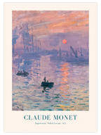 Monet Impression Soleil Levant - Art Print