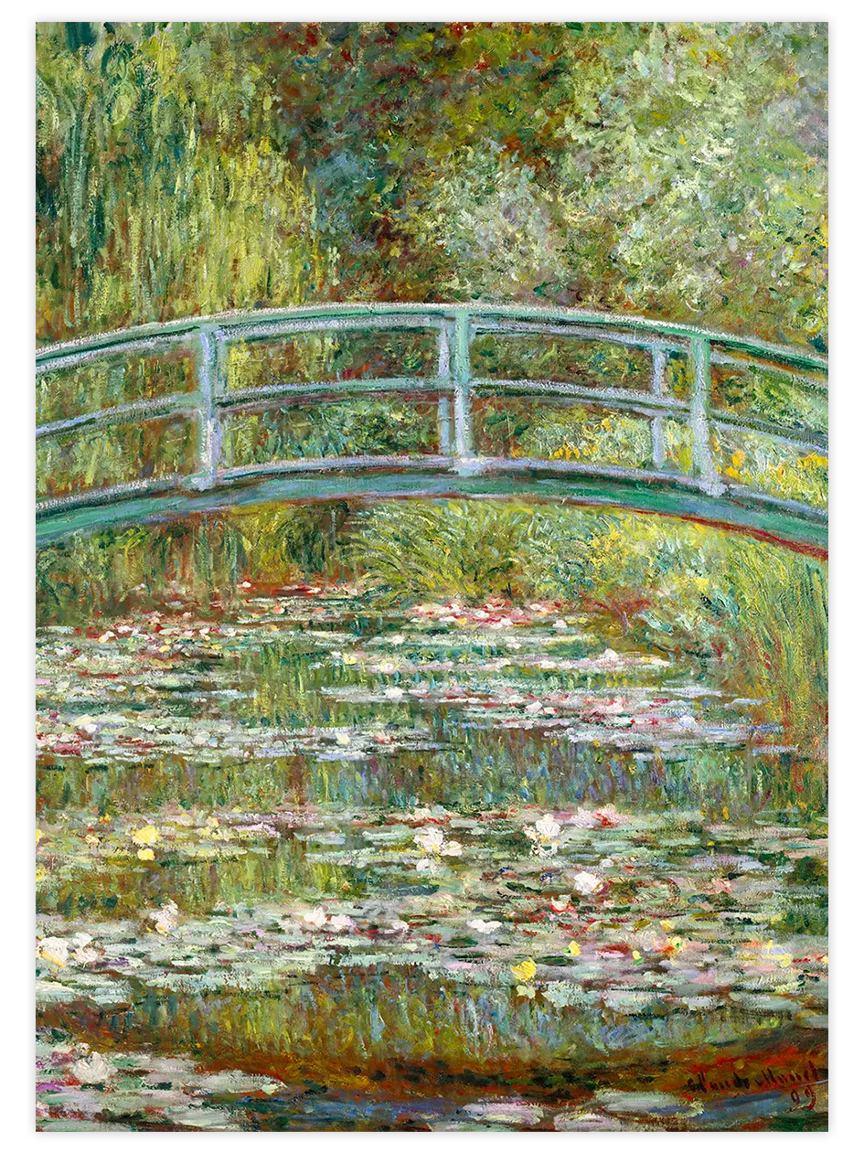 Claude Monet The Waterlily Pond - Art Print