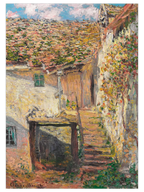 Claude Monet The Steps - Art Print
