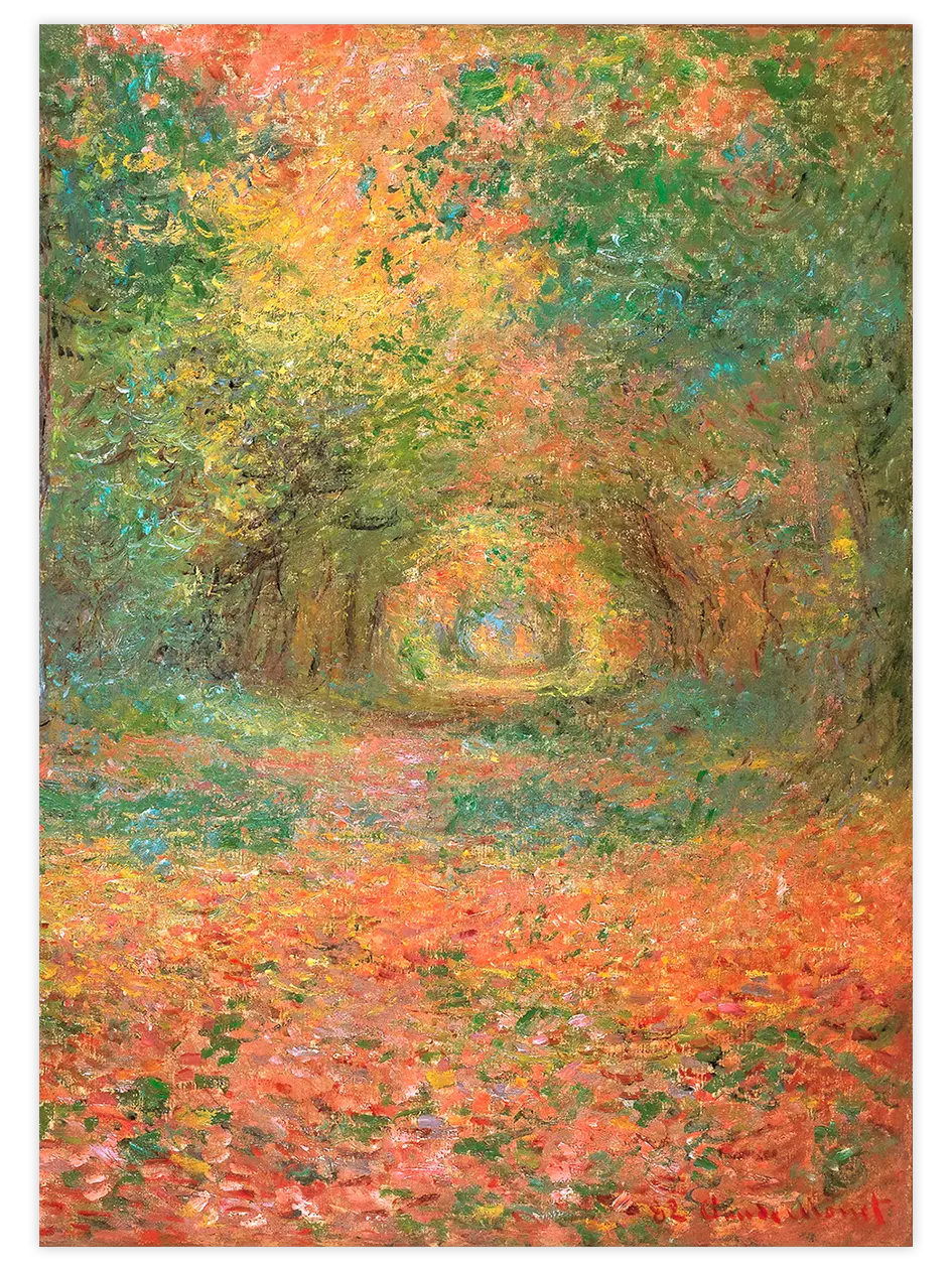 Claude Monet The Forest of Saint-Germain - Art Print