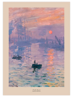 Monet İzlenim: Gün Doğumu - Art Print