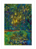 Monet Corner of the Basin of the Nymphéas - Art Print