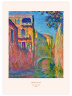 Monet The Rio della Salute - Art Print