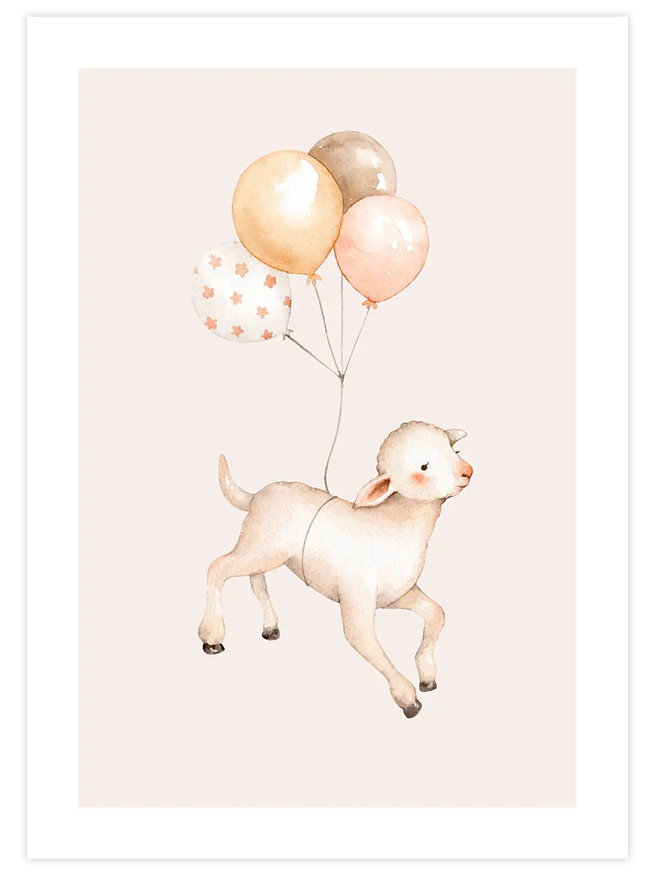 Uçan Kuzu - Art Print Ürün ana görseli