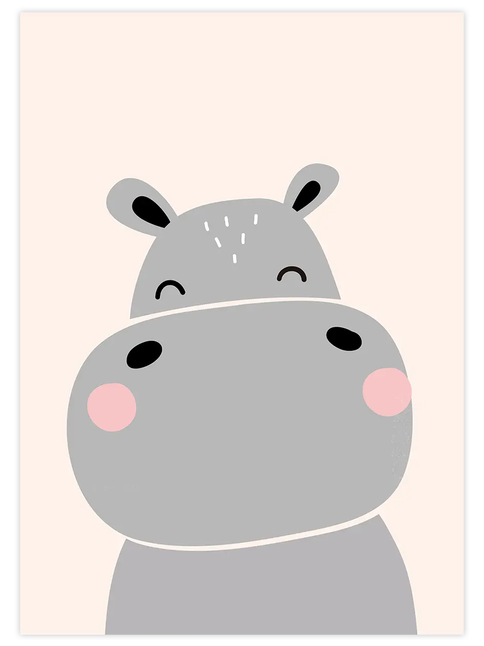 Su Aygırı Resmi - Art Print Ürün ana görseli