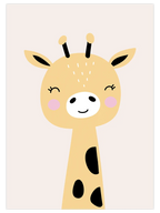 Zürafa Resmi - Art Print