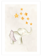 Yıldız Fil - Art Print