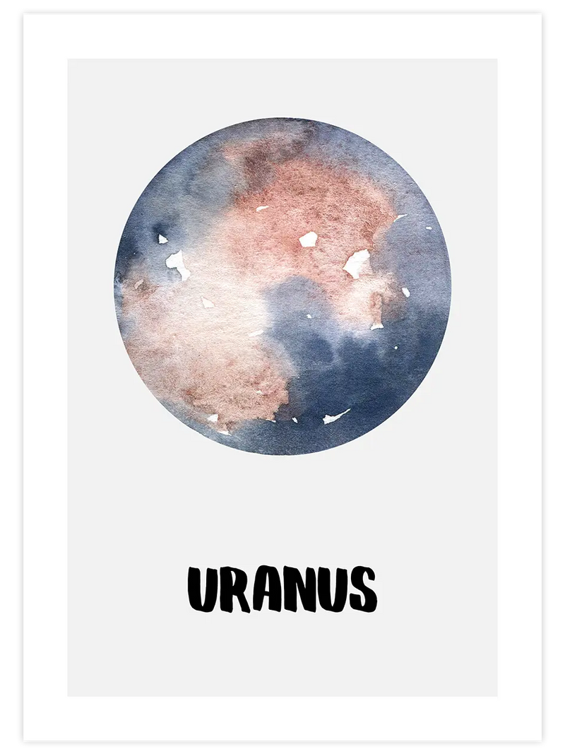 Uranus - Art Print Çocuk Odası Poster