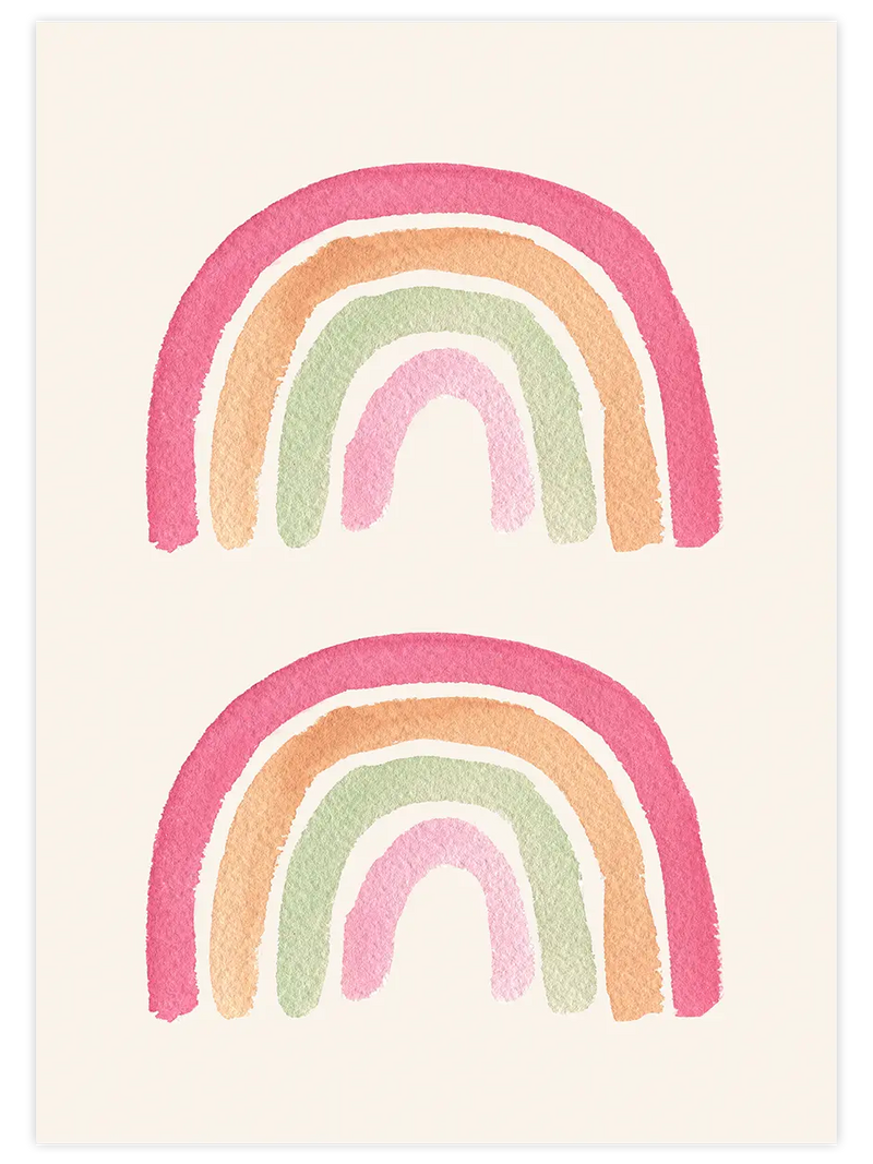 Rainbows - Art Print Çocuk Odası Poster