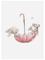 Şirin Tavşanlar - Art Print