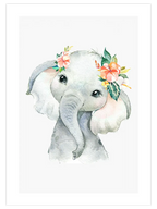 Sevimli Fil - Art Print