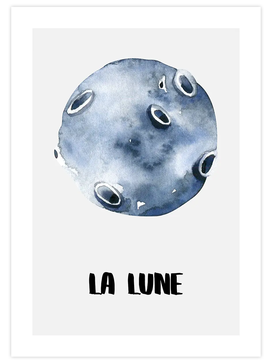 Ay - Art Print Ürün ana görseli