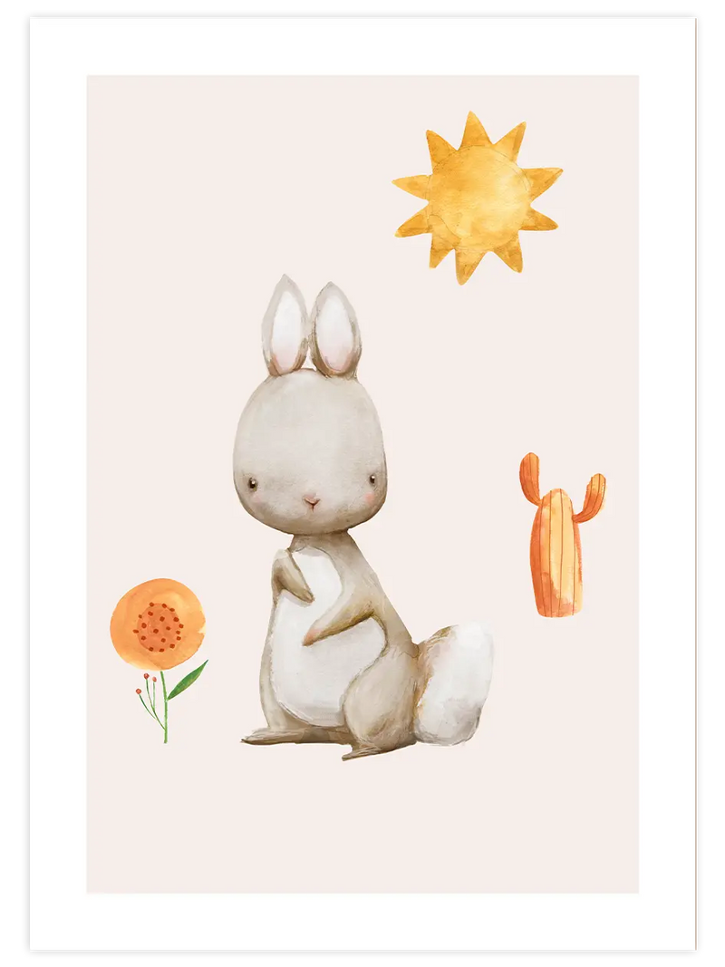 Petit Lapin - Art Print Çocuk Odası Poster