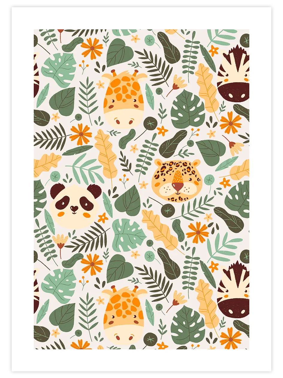 Ormandaki Hayvanlar - Art Print