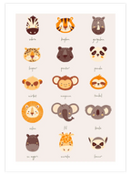 Hayvanlar - Art Print