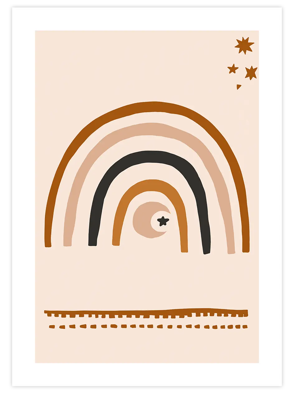 Gökkuşağı - Art Print Çocuk Odası Poster