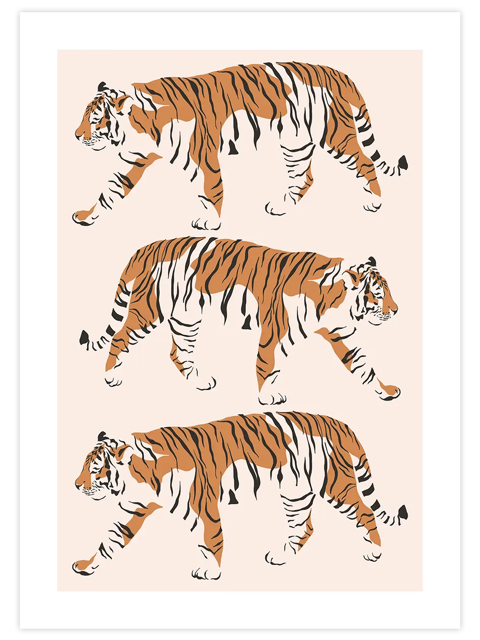 Kaplanlar - Art Print Ürün ana görseli