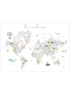 Dünya Haritası N1 - Art Print