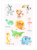 Sevimli Hayvanlar - Art Print