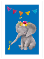 Fil Ve Ördek - Art Print