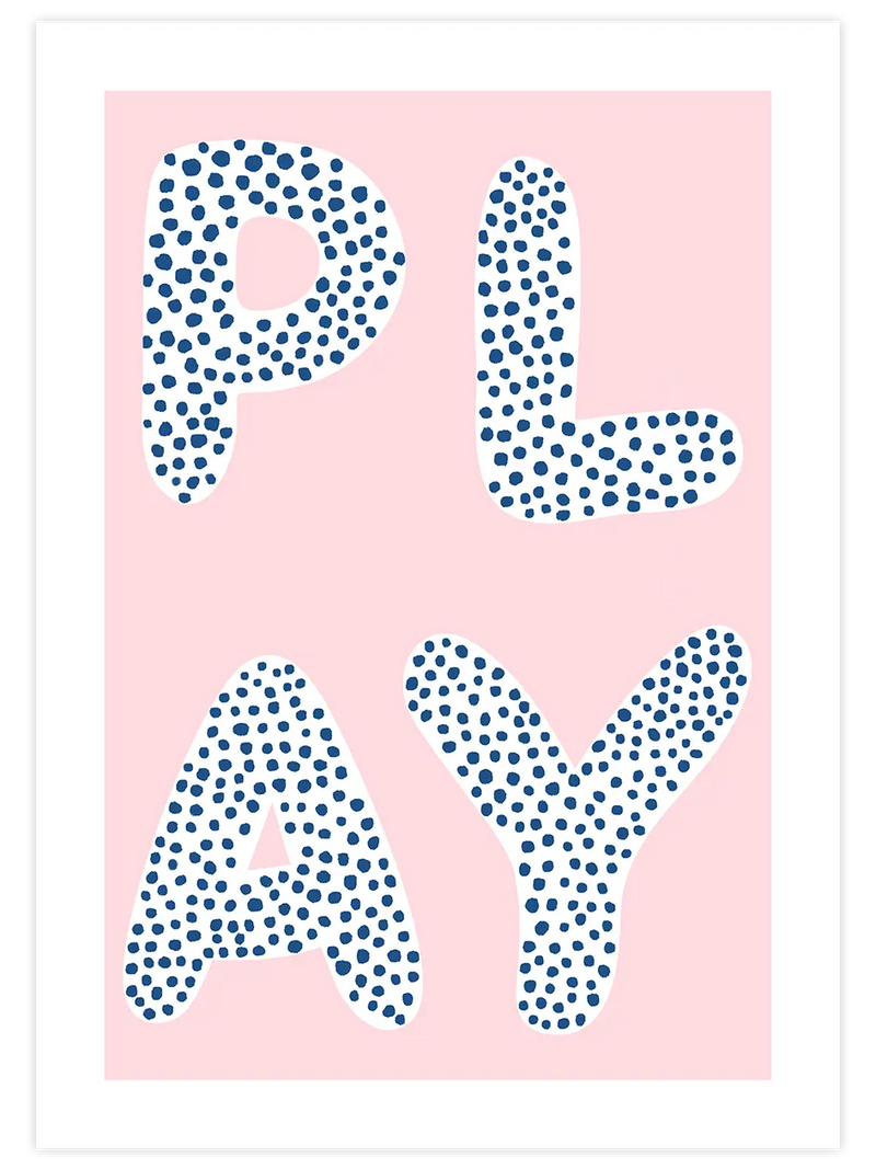 Play - Art Print Çocuk Odası Poster