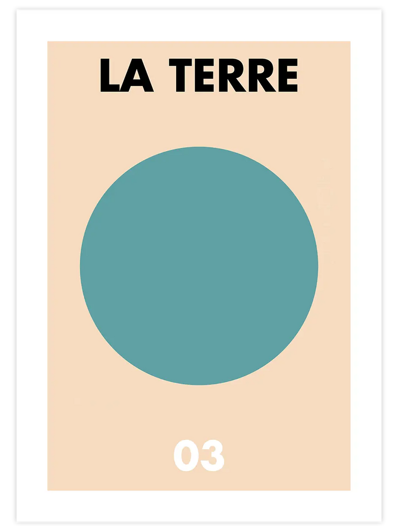 La Terre 03 - Art Print Çocuk Odası Poster