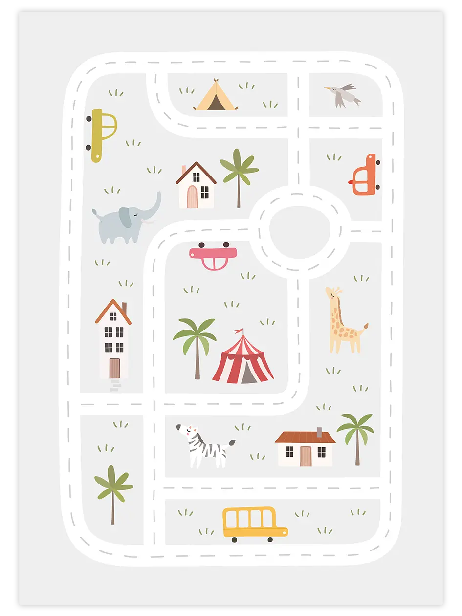 Downtown - Art Print Çocuk Odası Poster