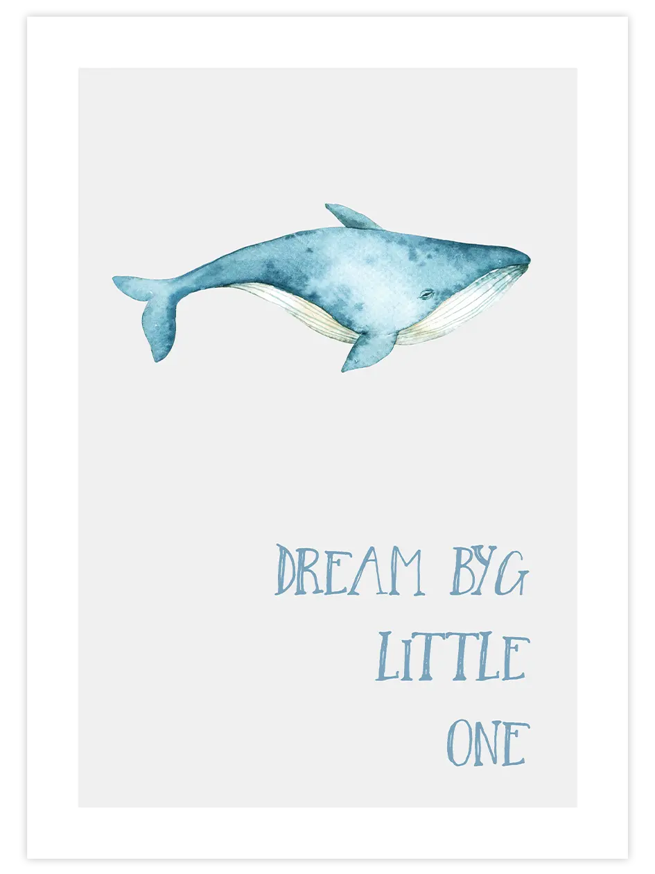 La Petite Balina - Art Print Çocuk Odası Poster