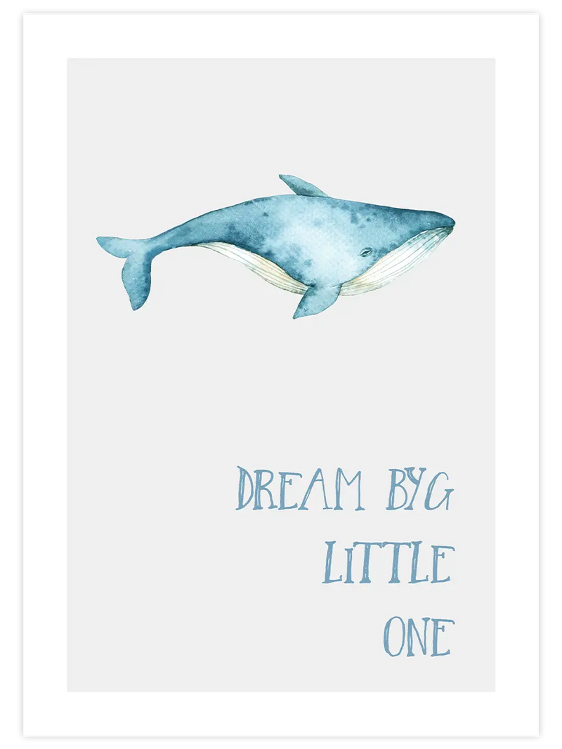 La Petite Balina - Art Print Çocuk Odası Poster