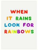 Look For Rainbows N2 - Art Print