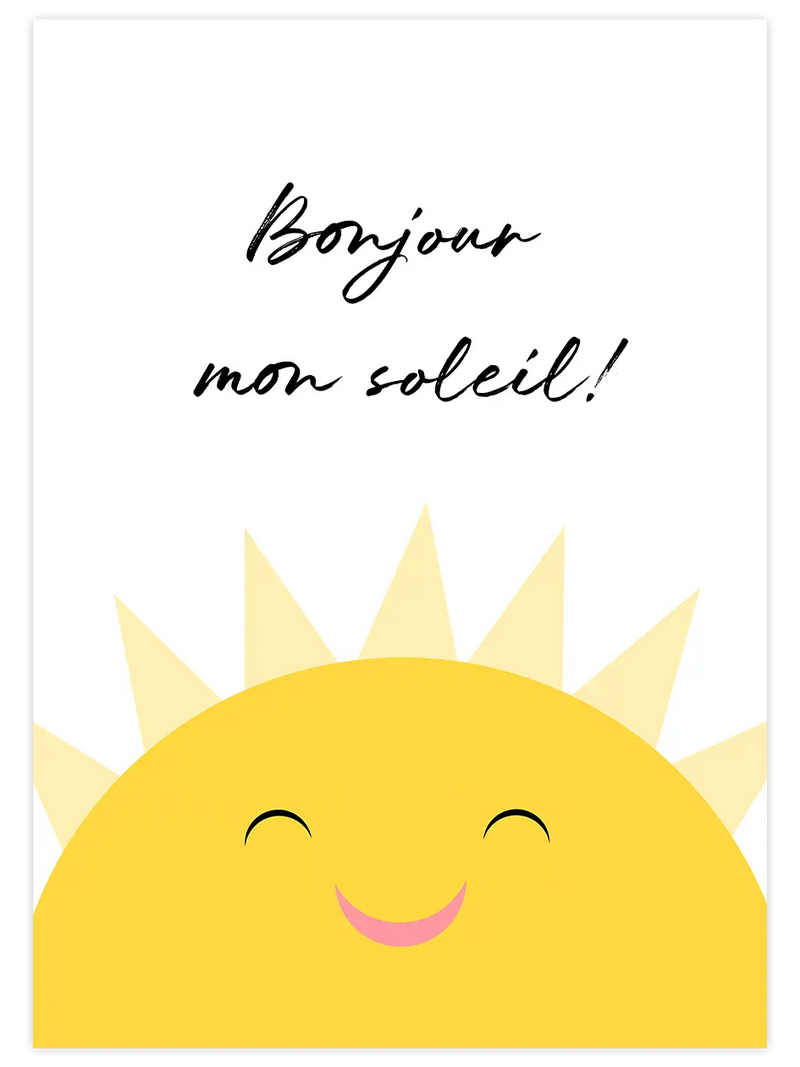 Güneşim - Art Print Çocuk Odası Poster