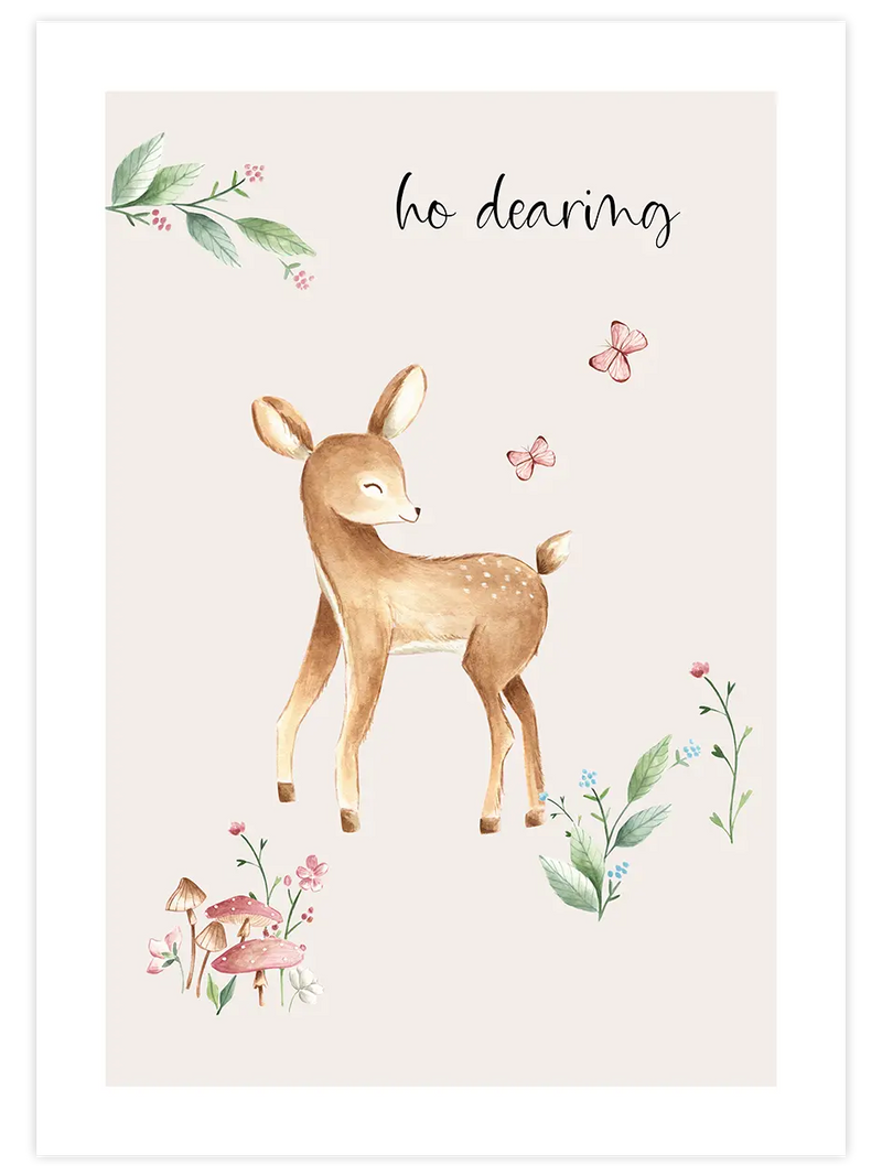 Dearing - Art Print Çocuk Odası Poster