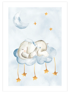 Uyuyan Fil - Art Print