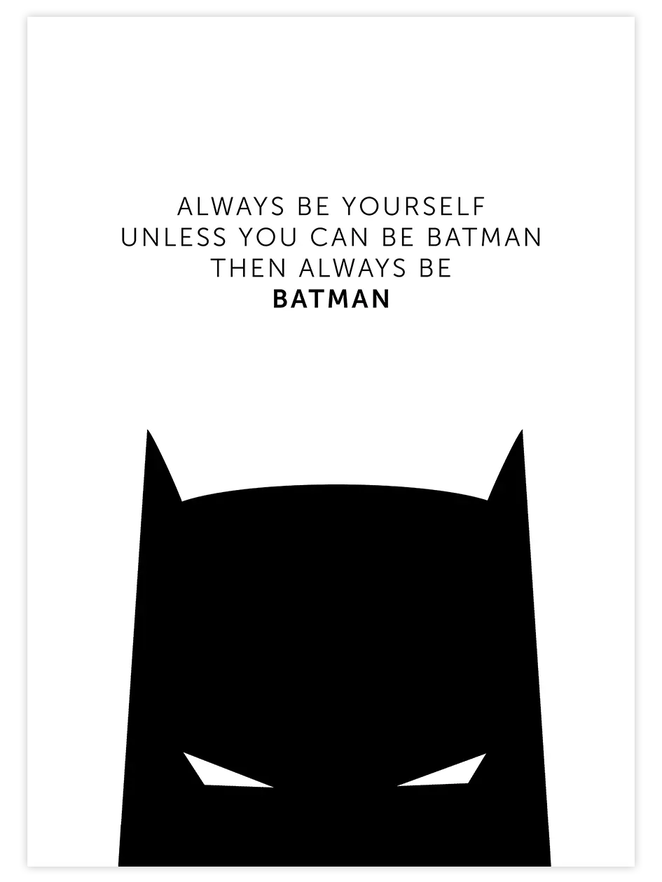 Batman - Art Print Çocuk Odası Poster
